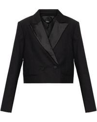 AllSaints - Noa Cropped Blazer - Lyst