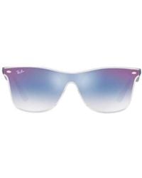 Ray-Ban - Logo Sunglasses - Lyst