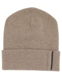 Brunello Cucinelli - Turn-Up Hem Knitted Beanie - Lyst