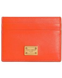 Dolce & Gabbana - Logo Plaque Card Holder - Lyst