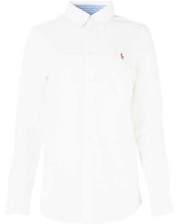 Polo Ralph Lauren - Logo Embroidered Buttoned Shirt - Lyst
