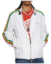 DSquared² - Zip-Up Long-Sleeved Bomber Jacket - Lyst