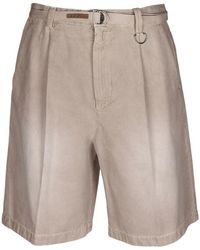 Marni - Belted Pleated Shorts - Lyst