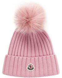 Moncler - Pom-Pom Knit Beanie - Lyst