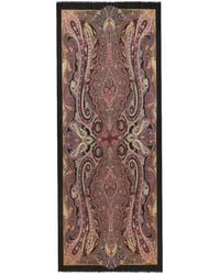 Etro - Paisley-Print Cashmere Scarf - Lyst