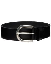 Isabel Marant Zaph Leather Belt in White for Men | Lyst