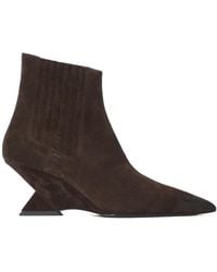 The Attico - The Cheope Sculptural Heel Ankle Boots - Lyst