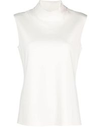 Theory - Mock-Neck Sleeveless Top - Lyst