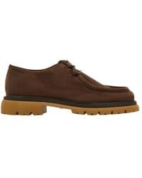 Ferragamo - Platform Lace-Up Shoes - Lyst