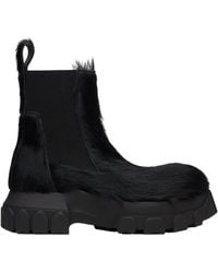 Rick Owens - Round-Toed Ankle Boots - Lyst