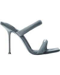 Alexander Wang - Julie Woven Heeled Sandals - Lyst