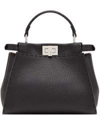 Fendi - Selleria Bag With 1048 Hand-Sewn Topstitches - Lyst