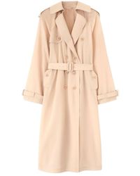 Ermanno Scervino - Double-Breasted Belted Coat - Lyst