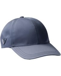 Prada - Logo Plaque Baseball Cap - Lyst