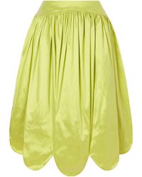 Simone Rocha - Asque-Style Midi Skirt With Petal-Shaped Hem - Lyst
