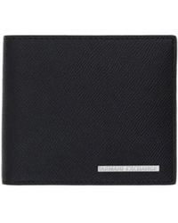 ARMANI EXCHANGE - Logo-Plaque Bi-Fold Wallet - Lyst