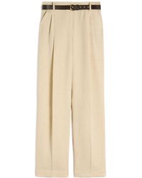 Max Mara - Sumero Belted Trousers - Lyst