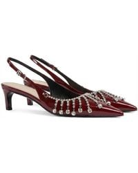 Gucci - Crystal Chain High Heels - Lyst