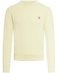 Maison Kitsuné - Fox-Patch Cotton Sweatshirt - Lyst