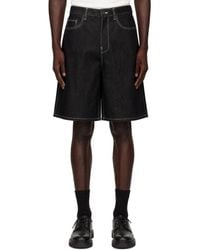 Entire studios - Field Denim Shorts - Lyst