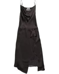 Acne Studios - Shiny Satin Slip Dress - Lyst