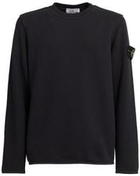 Stone Island - Crewneck Longsleeve Knit Sweater - Lyst