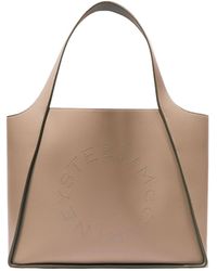 Stella McCartney - Logo Perforated Tote Bag - Lyst