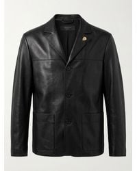Gucci - Soft Nappa Leather Jacket - Lyst
