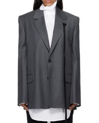 Ann Demeulemeester - Long-Sleeved Suit Coat - Lyst