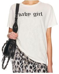 R13 - Baby Girl Logo-Print T-Shirt - Lyst