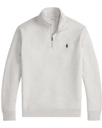 Polo Ralph Lauren - Quarter Zip-Up Hoodie - Lyst