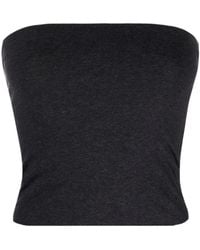 Brunello Cucinelli - Strapless Stretch-Cotton Top - Lyst
