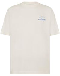 C.P. Company - Logo Crew Neck T-Shirt - Lyst