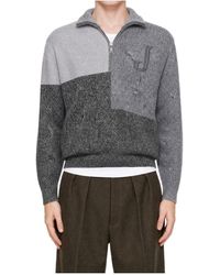 Jacquemus - Patchwork Logo-Embroidered Sweater - Lyst