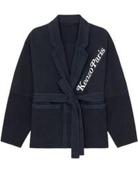 KENZO - Logo Patch Workwear Jacket - Lyst