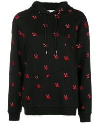 McQ - Swallow Printed Hooded Sweater - Lyst