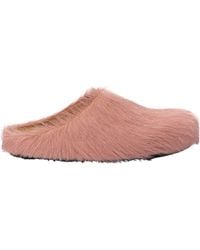 Marni - Fussbett Round Toe Slip-On Mules - Lyst