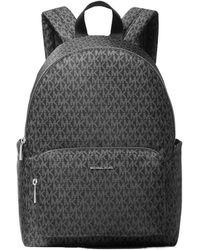 Michael Kors - Michael Tanner Large Printed Signature Logo Backpack - Lyst