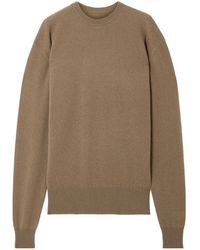 TOTEME - Totême Long Sleeved Crewneck Knitted Jumper - Lyst