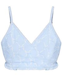 LoveShackFancy - Erza Printed Performance Top - Lyst