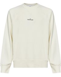 Stone Island - Long Sleeve Crewneck Sweatshirt - Lyst
