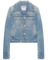 Courreges - Courrèges Reedition Buttoned Denim Jacket - Lyst