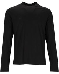 Emporio Armani - Wool Slub Jersey Jumper - Lyst