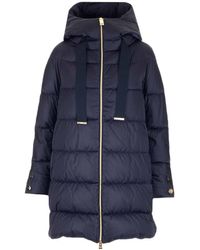 Herno - A-Shape Hooded Puffer Coat - Lyst