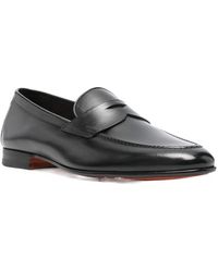 Santoni - Slip-On Penny Loafers - Lyst