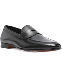Santoni - Slip-On Penny Loafers - Lyst