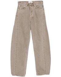 Agolde - Luna Curved-Leg Tapered Jeans - Lyst