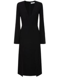 Michael Kors - Side Slit Midi Dress - Lyst