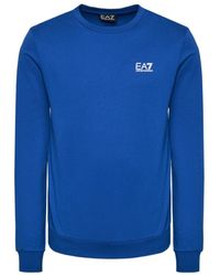 EA7 - Logo Details Hoodie - Lyst