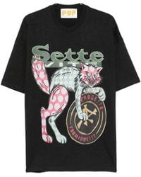 PDF CHANNEL - Pdf The New Boy Cat Print T-Shirt - Lyst
